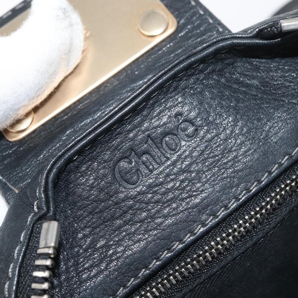 Chloe Leather Paddington Handbag Black - Picture 10 of 14